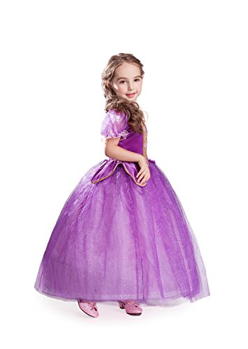 ELSA & ANNA® Princesa Disfraz Traje Parte Las Niñas Vestido (Girls Princess Fancy Dress) ES-NW11-RAP (2-3 Años, NW11-RAP)