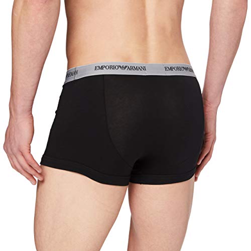 Emporio Armani Underwear 111357CC717 - Calzoncillos Para Hombre, Multicolor (BIANCO/NERO/GRIGIO 02910), talla del fabricante: L, paquete de 3