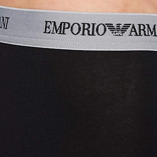Emporio Armani Underwear 111357CC717 - Calzoncillos Para Hombre, Multicolor (BIANCO/NERO/GRIGIO 02910), talla del fabricante: L, paquete de 3