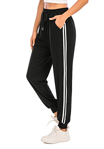 Enjoyoself Pantalón Largos Mujer Chándal Deporte para Yoga Running Fitness Jogging Danza Pijama de Interior Grandes Deportivos Casuale
