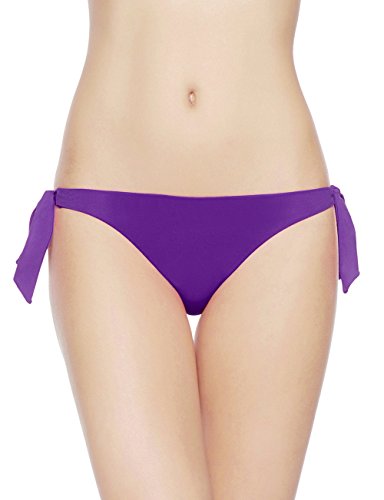 eonar Mujer Braguita De Bikini con Lados Cheeky Brasileños Tangas (L,Purple)