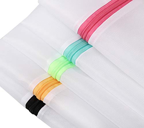 Eono by Amazon - Bolsa para Lavadora Bolsa Malla de Lavandería para Lavadoras Bolsas de Colada para Ropa Delicada Sujetador Interior Calcetines Zapatos, 7 Pcs (1XL+2L+2M+2Bolsa de Sujetador)