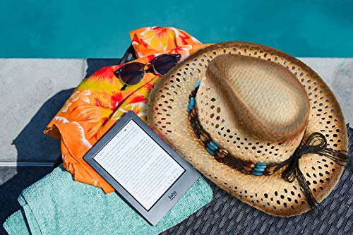 EOZY Sombrero de Vaquero de Paja con Turquesa Artificial para Mujer Marrón