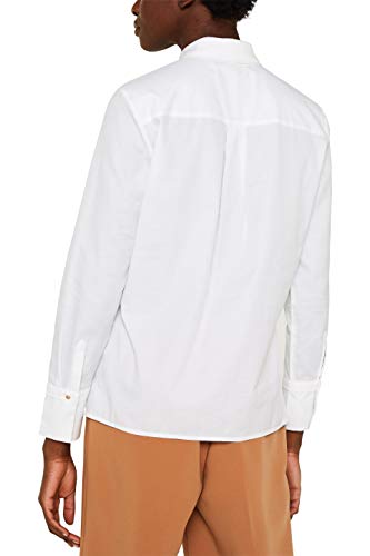Esprit 010eo1f307 Blusa, Blanco (Off White 110), 46 (Talla del Fabricante: 44) para Mujer