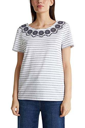 Esprit 040ee1k301 Camiseta, 400/Marino, S para Mujer