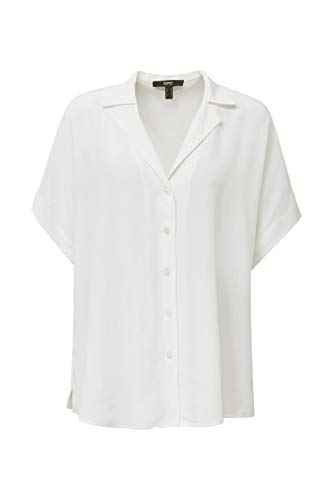 Esprit 040eo1f305 Blusas, 110/Blanco Apagado, 34 para Mujer