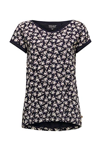 Esprit 050EE1K332 Camiseta, 400/azul Marino, L para Mujer