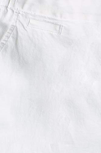 Esprit 069ee1b006 Pantalones, Blanco (White 100), W34 / L28 (Talla del Fabricante: 34/28) para Mujer