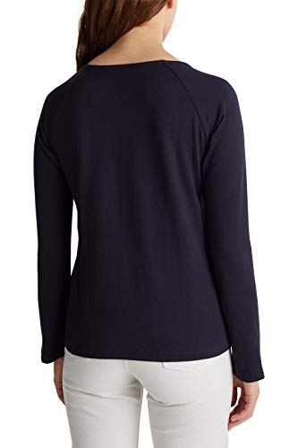 Esprit 090EE1K304 Camiseta, 400/azul Marino, XS para Mujer