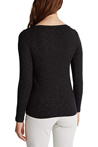 Esprit 090EE1K307 Camiseta, 001/negro, XL para Mujer