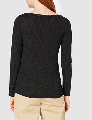 Esprit 090EE1K307 Camiseta, 001/negro, XL para Mujer