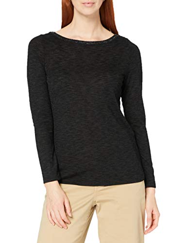 Esprit 090EE1K307 Camiseta, 001/negro, XL para Mujer