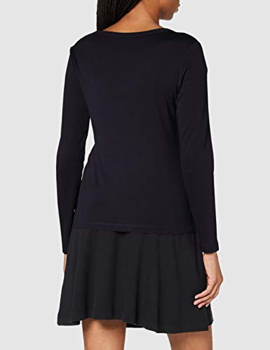 Esprit 090EE1K332 Camiseta, 400/azul Marino, L para Mujer