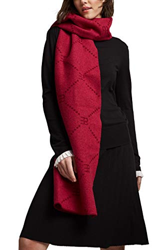 Esprit 110EA1Q302 Bufanda de moda, 600/burdeos, Talla única para Mujer