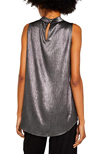Esprit 119EE1F016 Blusas, Gris (Silver 090), 40 para Mujer