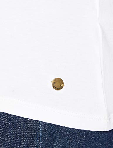 Esprit 998ee1k812 Camisa Manga Larga, Blanco (White 100), Medium para Mujer