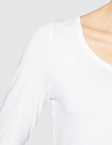 Esprit 998ee1k812 Camisa Manga Larga, Blanco (White 100), Medium para Mujer
