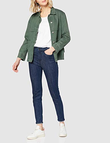 Esprit 998ee1k812 Camisa Manga Larga, Blanco (White 100), Medium para Mujer