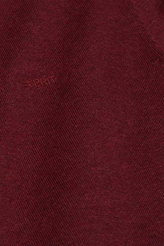 Esprit 999ee2i803 suéter, Rojo (Dark Red 610), L para Hombre