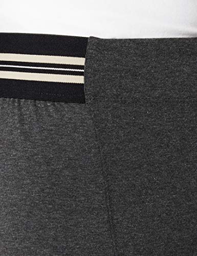 Esprit Accent Stripe Pantimedias, Gr (Anthracite Mel. 3081), 42-44 para Mujer