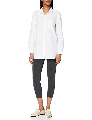 Esprit Accent Stripe Pantimedias, Gr (Anthracite Mel. 3081), 42-44 para Mujer