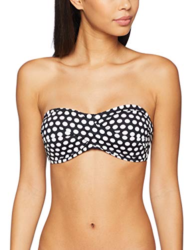 Esprit Crosby Beach Padded Bandeau Parte de Arriba de Bikini, Negro (Black 001), 42 (Talla del Fabricante: 40) para Mujer