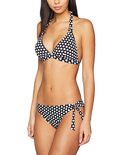 Esprit Crosby Beach Padded Halterne Parte de Arriba de Bikini, Negro (Black 001), 105D (Talla del Fabricante: 44 D) para Mujer