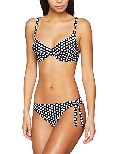 Esprit Crosby Beach Underwire MF Parte de Arriba de Bikini, Negro (Black 001), 95E (Talla del Fabricante: 40 E) para Mujer
