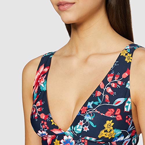 Esprit Jasmine Beach Pad.Bra.Top Parte de Arriba de Bikini, Azul (Ink 415), 95D (Talla del Fabricante: 40 D) para Mujer