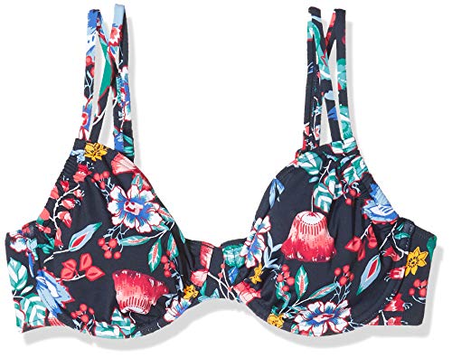 Esprit Jasmine Beach UW MF Parte de Arriba de Bikini, Azul (Ink 415), 105D (Talla del Fabricante: 44 D) para Mujer