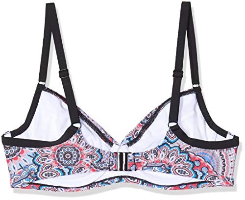 Esprit Maldives Beach BC UW Twist Parte de Arriba de Bikini, Negro (Black 001), 105F (Talla del Fabricante: 44 F) para Mujer