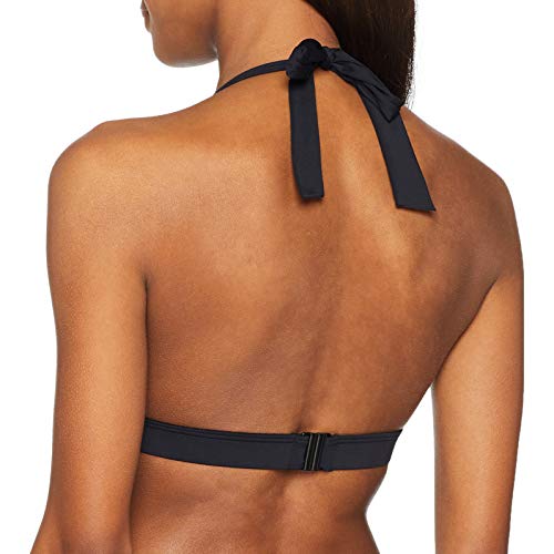 Esprit Moonrise Beach Ay Padded Haltern. Parte de Arriba de Bikini, Negro (Black 001), 38D (Talla del Fabricante: 36 D) para Mujer