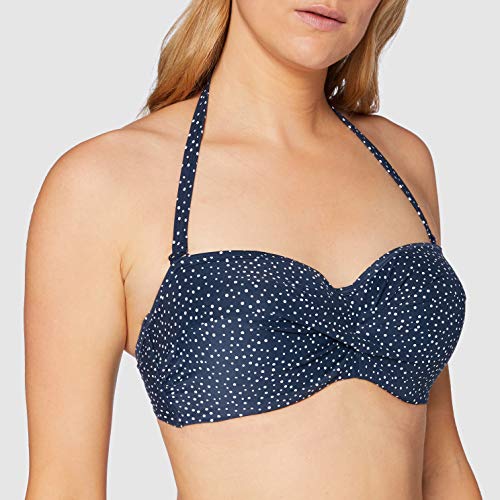 ESPRIT Nautico Beach Pad.Bandeau BC Bikini,Azul ( 401 ) , 38 D para Mujer