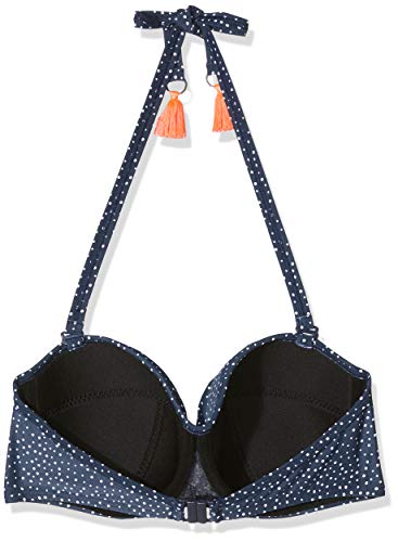 ESPRIT Nautico Beach Pad.Bandeau BC Bikini,Azul ( 401 ) , 38 D para Mujer