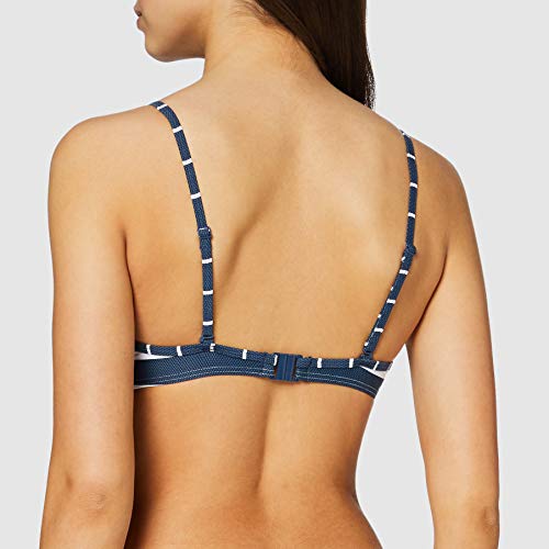 Esprit North Beach Pad.Bra MF Tops de Bikini, 405/azul Oscuro, 75B para Mujer