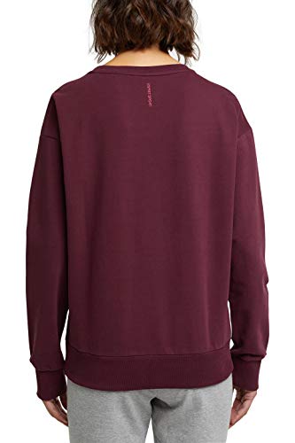 ESPRIT Sports ocs Sweater Sudadera, 600/burdeos, L para Mujer
