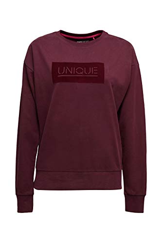 ESPRIT Sports ocs Sweater Sudadera, 600/burdeos, L para Mujer