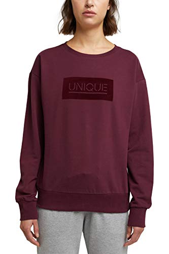 ESPRIT Sports ocs Sweater Sudadera, 600/burdeos, L para Mujer