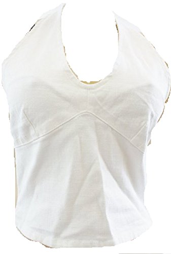 Etam - Camiseta - para mujer blanco Weiß - White (Silver Diamante) 40