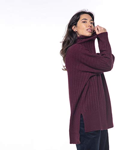 ETERKNITY - Estiloso Jersey Oversize Cuello Chimenea para Mujer