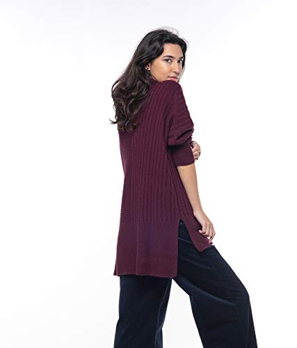 ETERKNITY - Estiloso Jersey Oversize Cuello Chimenea para Mujer