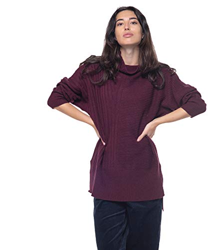 ETERKNITY - Estiloso Jersey Oversize Cuello Chimenea para Mujer