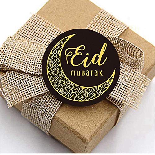 Etiquetas Engomadas De Eid Mubarak Etiquetas Engomadas De La Recompensa Del Islam Del Ramadán Decoración Musulmán Del Partido Musulmán Conveniente Para La Decoración De La Boda De40/60 / 120PCS