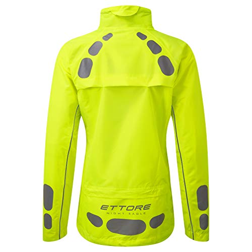 Ettore Chaqueta De Ciclismo Impermeable Y Transpirable De Alta Visibilidad En para Mujer - Amarillo - Night Eagle - 8