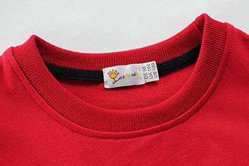 Eulla Sudadera de Navidad para bebé de 1 a 7 años #3 Weihnachts Rentier 6 años