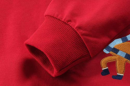 Eulla Sudadera de Navidad para bebé de 1 a 7 años #3 Weihnachts Rentier 6 años