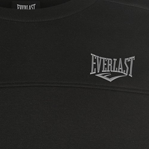 Everlast Hombre Sudadera Cuello Redondo Negro XL
