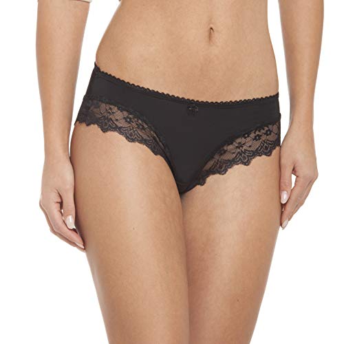 Fabio Farini 6 Culotte Bragas con seductores Detalles de Encaje 3 Negro 3 Rojo L-XL