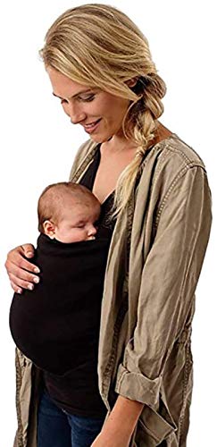 FACAI Camisas De Cuidado para Mujer Camiseta De Maternidad Canguro Abrigo para Bebé Canguro Piel A Piel,Black-XXXXXL