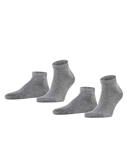 Falke Happy Lot 2 Paires Calcetines, Blanco (Light Grey Mel. 3390), 47/50 (Talla del fabricante: 47-50) (Pack de 2) para Hombre